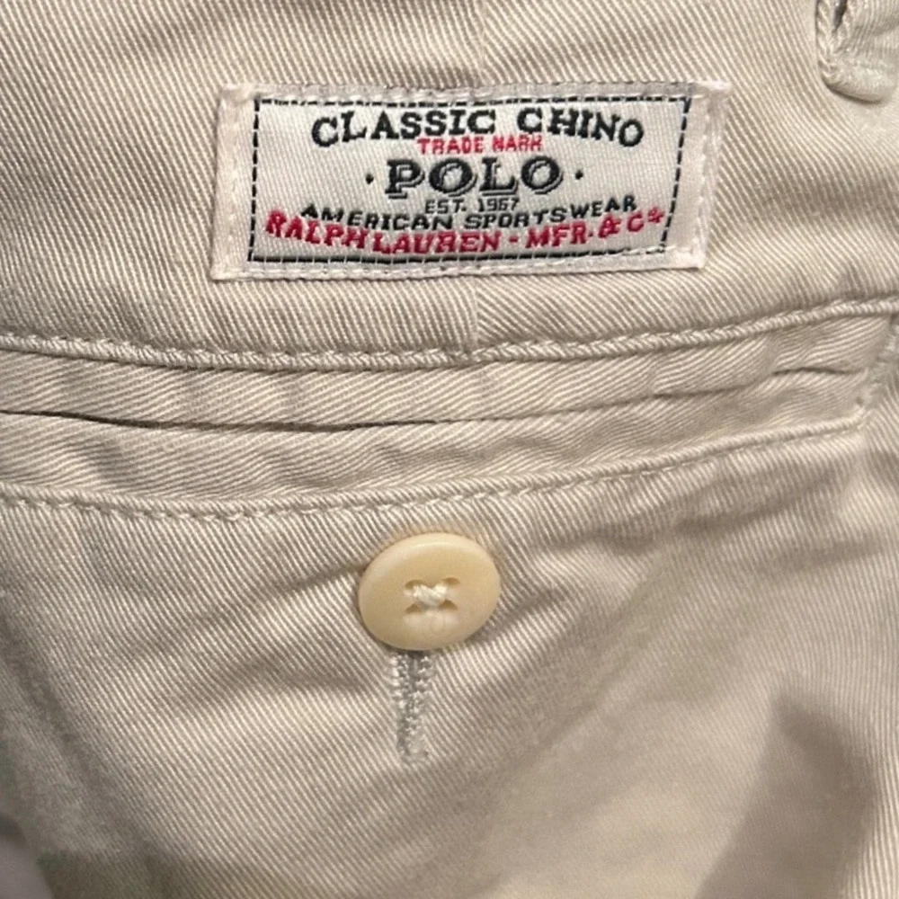 Ralph Lauren Polo Chino Pants Kids 4 Khaki Classic Cotton Trousers Preppy Casual